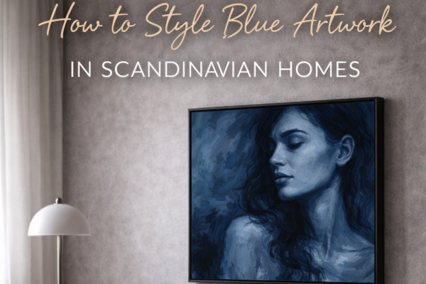 blue-artwork-scandinavian-living-room-modern-interior-contemporary-female-portrait